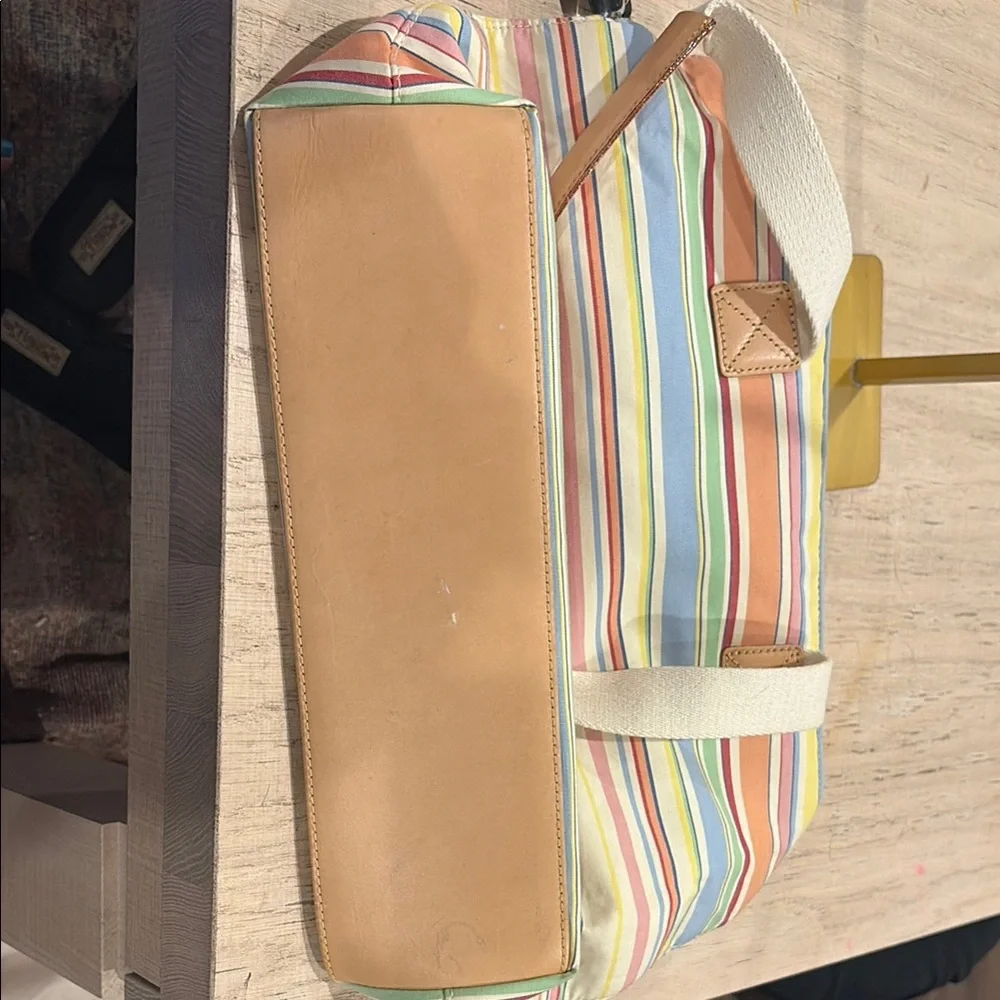 Ralph Lauren Multicolor Striped Tote Bag - Picture 4 of 5